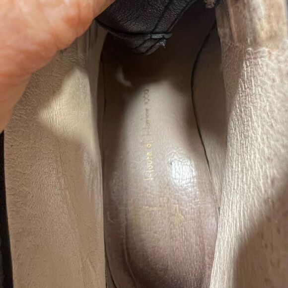 House of Harlow 1960 Black Cutler Leather Fringe Ankle Boots - Picture 10 of 12